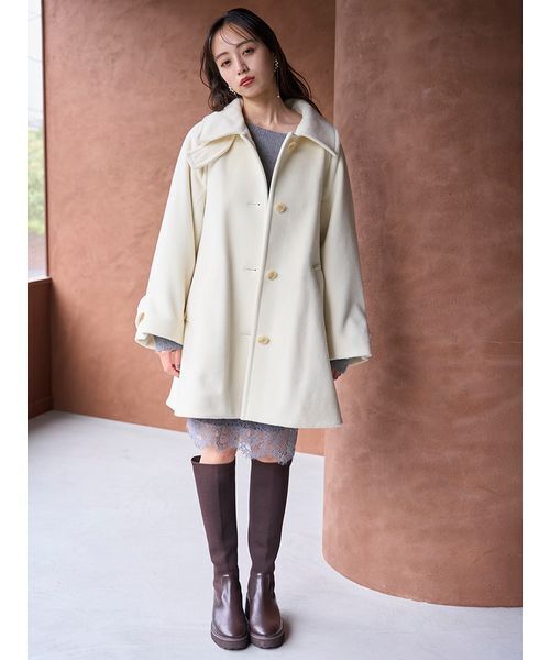 セール】ステンカラーミドルコート（ステンカラーコート）｜SNIDEL