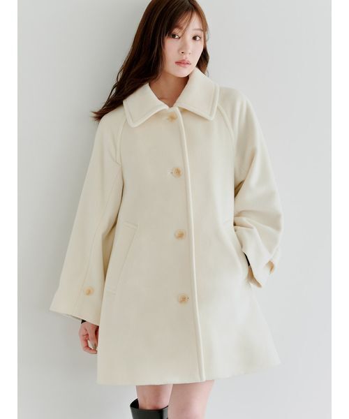 セール】ステンカラーミドルコート（ステンカラーコート）｜SNIDEL
