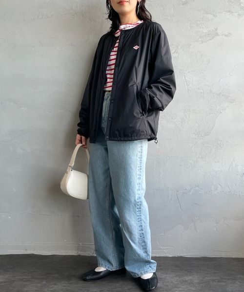 DANTON/ダントン] ナイロンタフタ インサレーションノーカラー