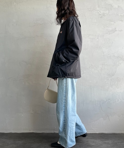 DANTON/ダントン] ナイロンタフタ インサレーションノーカラー