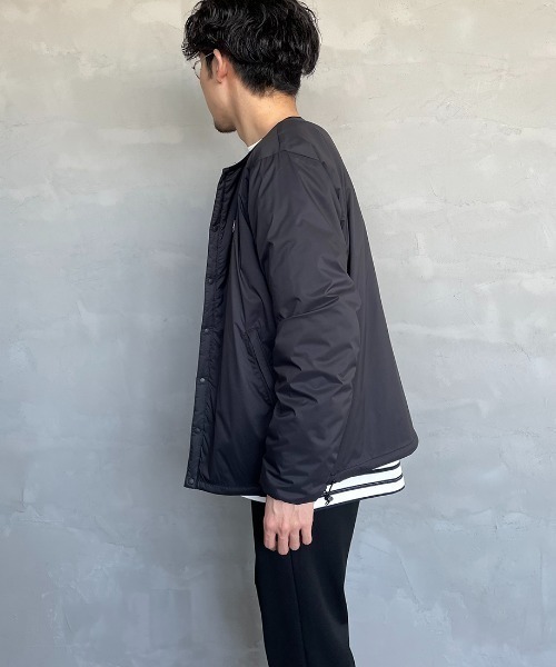 DANTON/ダントン] ナイロンタフタ インサレーションノーカラー