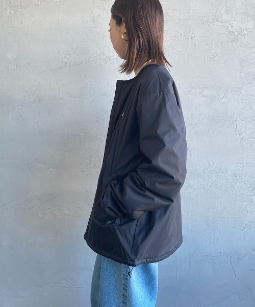 DANTON/ダントン] ナイロンタフタ インサレーションノーカラー