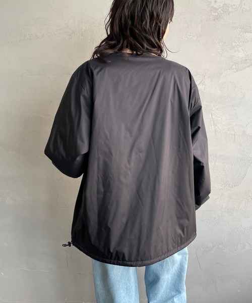 DANTON/ダントン] ナイロンタフタ インサレーションノーカラー