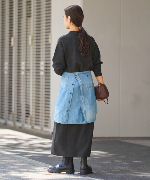 セール】ポロシャツニットワンピース（ワンピース）｜FRAMeWORK