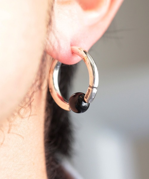 ボディピアス(L)/シンプル/ゴールドダスト/約9~8ゲージ（ピアス（片耳