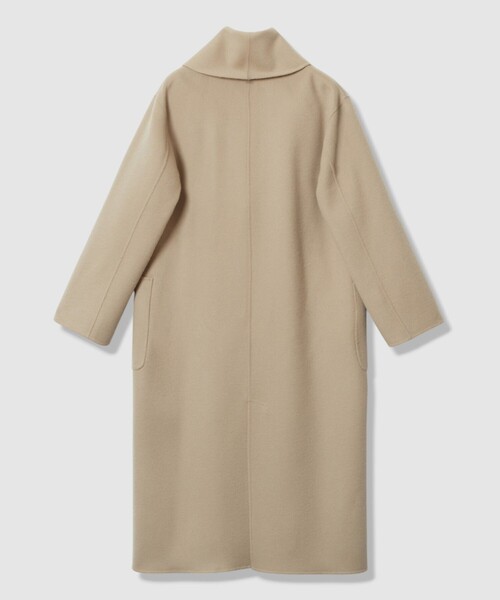 セール】カシミヤ混リバーショールコート（ステンカラーコート