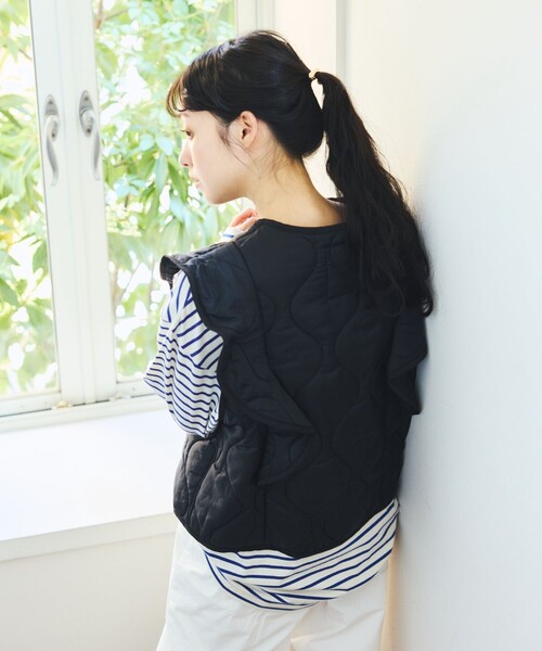 FREAK'S STORE（フリークスストア）の「ミリタリー キルト フリル