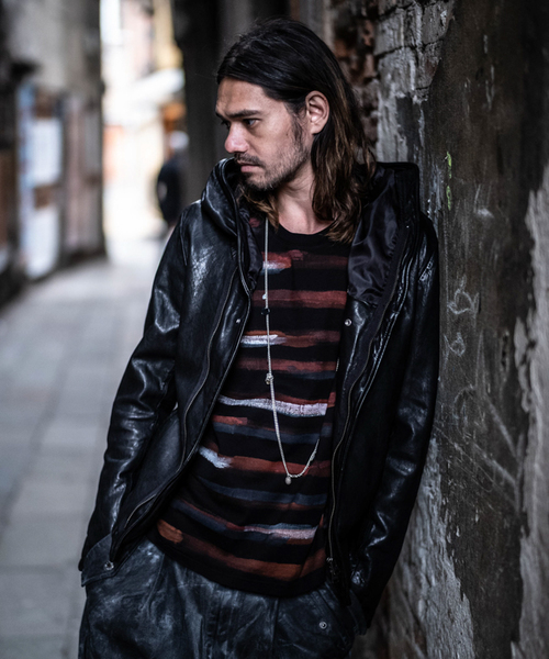 glamb（グラム）の「【glamb】Carol drape riders/GB0319/JKT07