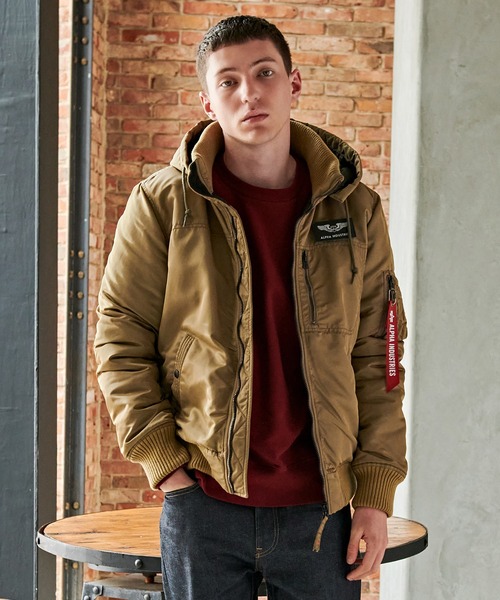Alpha Industries（アルファインダストリーズ）の「フーデッドリブ