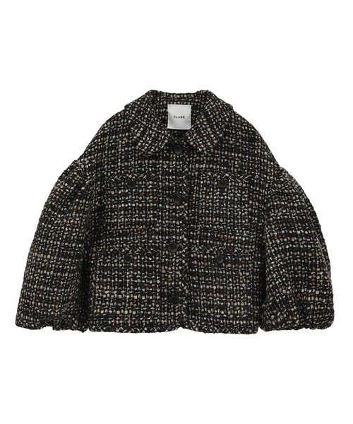 CLANE（クラネ）の「【CLANE/クラネ】MIX TWEED PUFF SLEEVE JACKET