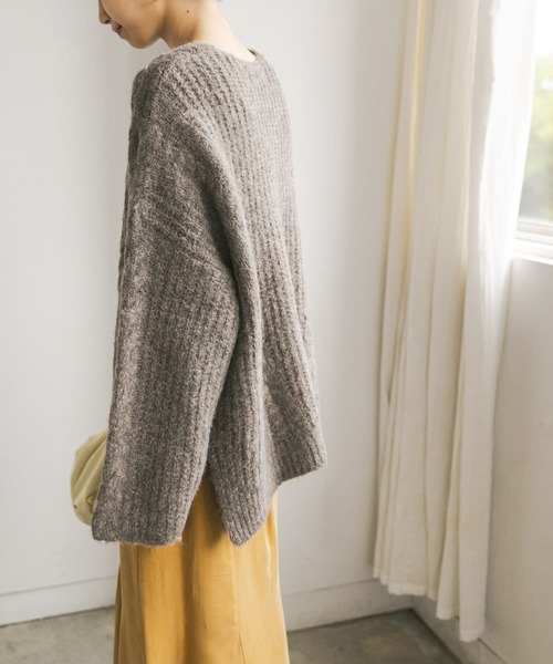 URBAN RESEARCH（アーバンリサーチ）の「アルパカ混ケーブルニット