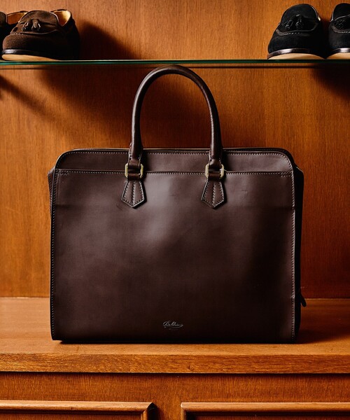 Boldrini Selleria: レザー ブリーフ バッグ（ビジネスバッグ）｜SHIPS