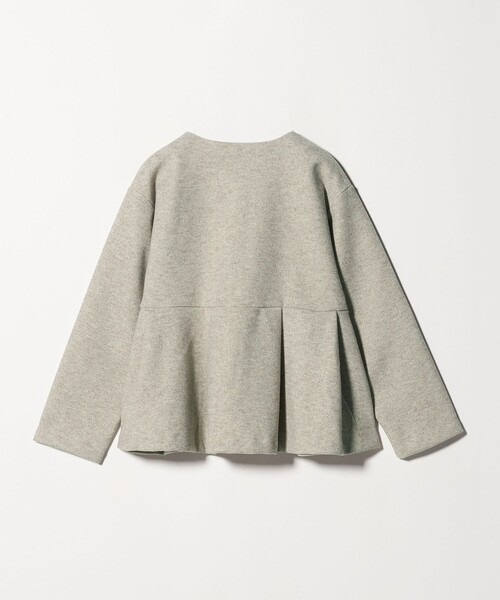 セール】ニットメルトン ペプラム ショートコート ＜A DAY IN THE LIFE