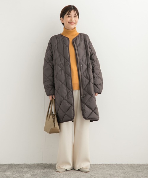 セール】『WEB/一部店舗限定カラー』ライトダウンキルトロングコート