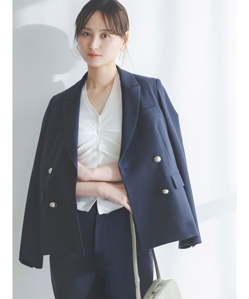 Sustainableダブルブレストジャケット（テーラードジャケット