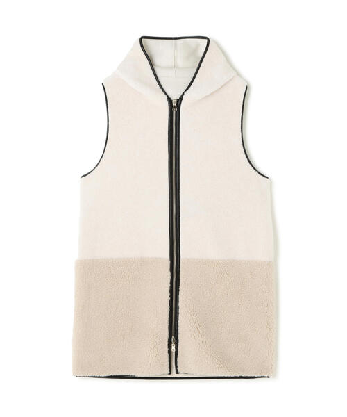 Risley（リズレー）の「Risley/リズレー/バイカラーボアベスト（ベスト