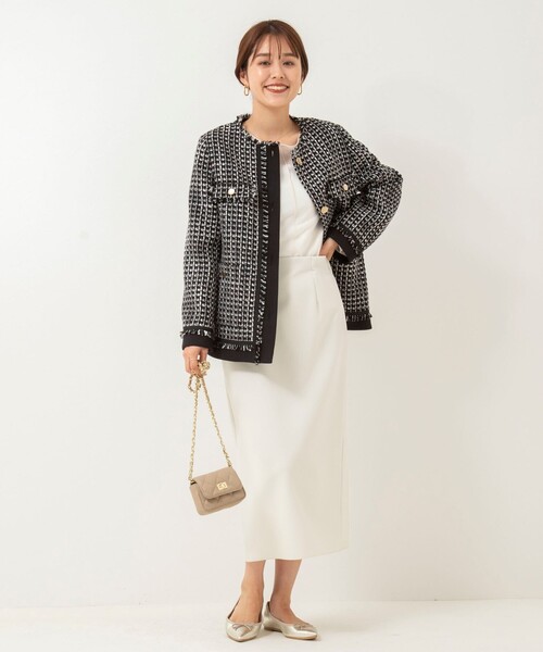 NOLLEY'S（ノーリーズ）の「ツイードジャケット（ノーカラージャケット