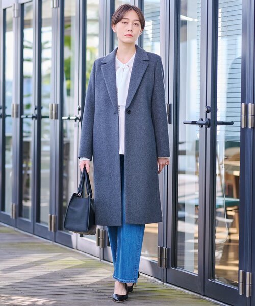 INDIVI（インディヴィ）の「◇【ウール】名品チェスターコート