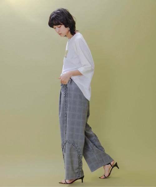 フリルデザイン 2タックパンツ Eimee Law│Eimee Law & LHELBIE 公式