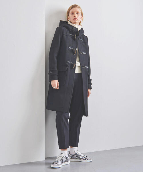 HYKE（ハイク）の「＜HYKE（ハイク）＞ ダッフルコートNAVY ②