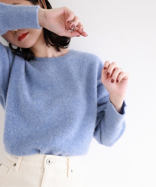 SLOBE IENA（スローブイエナ）の「カシミヤクルーネックプルオーバー