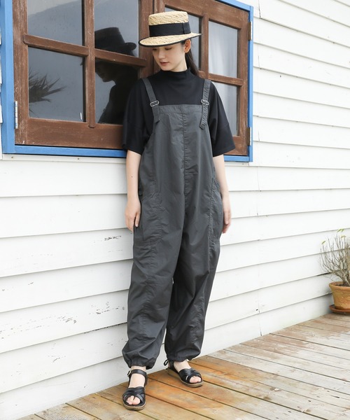 Brocante / ブロカント] 40綾ダンプ コルドンサロペット | Domingo