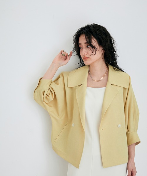 ADAM ET ROPE'（アダムエロペ）の「ハーフスリーブシャツジャケット