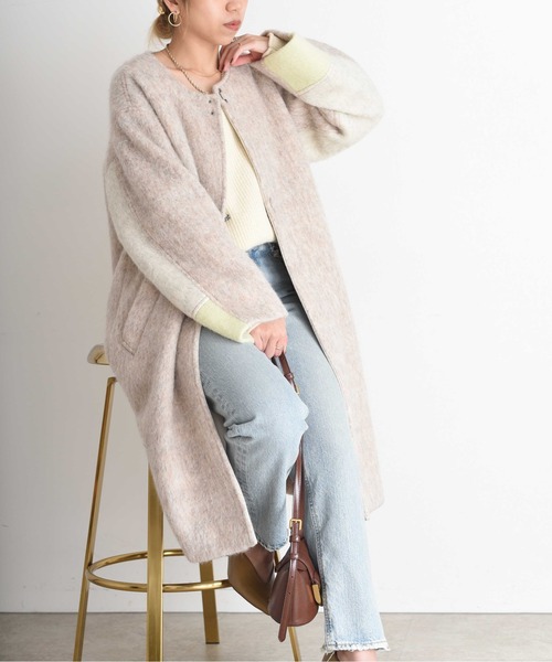 マーブルシャギーロングコート Eimee Law│Eimee Law & LHELBIE 公式