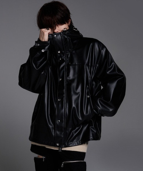 ADRER（アドラー）の「synthetic leather mountain parker