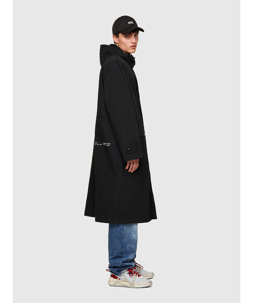 DIESEL（ディーゼル）の「メンズ コート フーデッド（ステンカラー