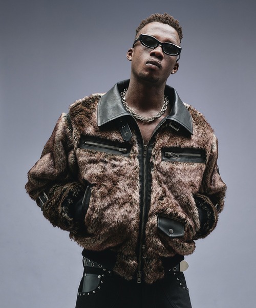 ANDER HUNK（アンダーハンク）の「Switch Design Faux Fur Flight