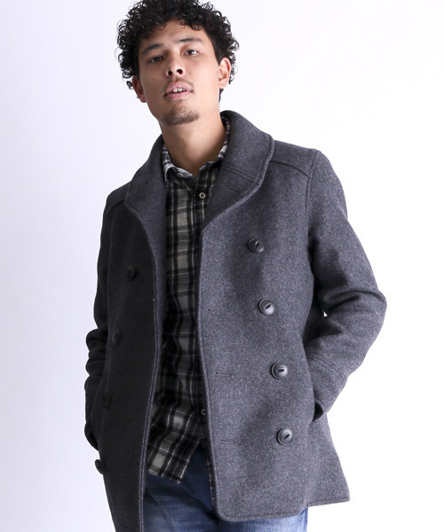 Denime（ドゥニーム）の「HEAVY MELTON P-COAT（ピーコート）」 - WEAR