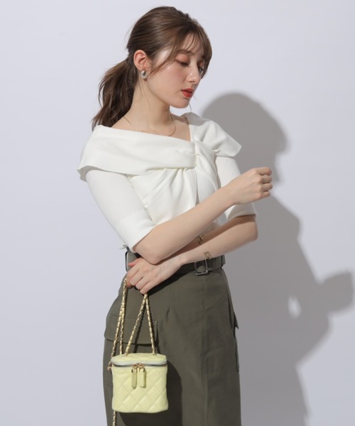 Apuweiser-riche（アプワイザーリッシェ）の「5分袖ギャザーリボン