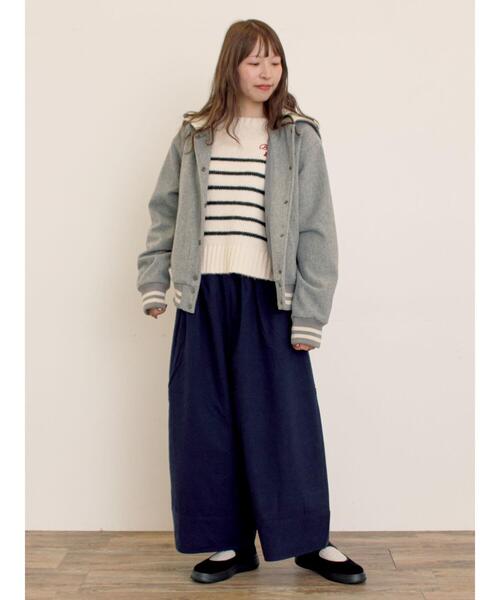 Samansa Mos2（サマンサ モスモス）の「ウール混セーラーカラー2WAY