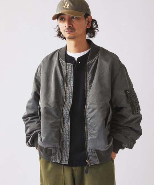 セール】ガーメントダイ ボンバー ジャケット（MA-1）｜JOURNAL