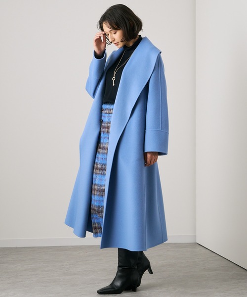 ANAYI（アナイ）の「シャルムビーバーショールカラーコート（トレンチ