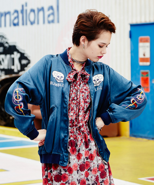 HYSTERIC GLAMOUR（ヒステリックグラマー）の「SNAKE&SKULL刺繍