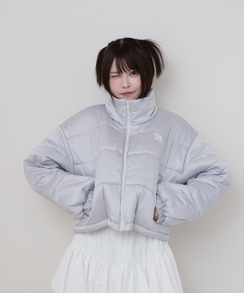 ハートキルティングショートジャケット / heart quilting short jacket