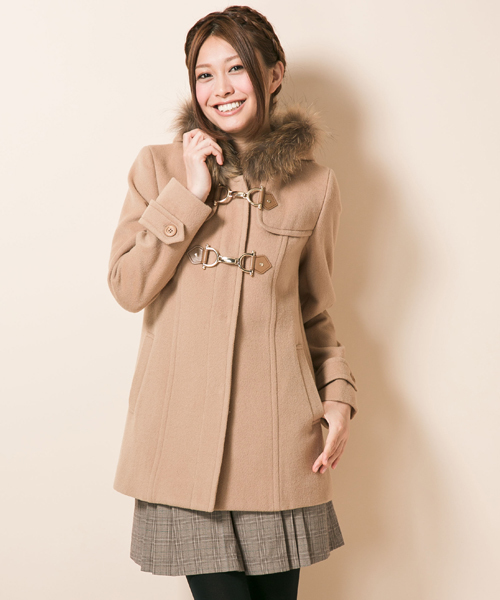 ANY SIS（エニィスィス）の「ソフトウールモッサ コート（ダッフル