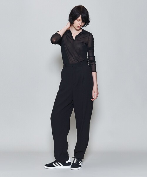 6（ロク）の「＜6(ROKU)＞ナイロン チュール シャツ プルオーバー（T