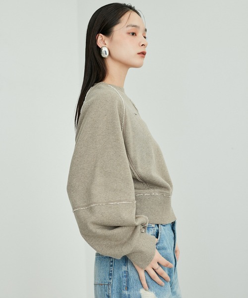 ADAM ET ROPE'（アダムエロペ）の「スリットリブスウェット