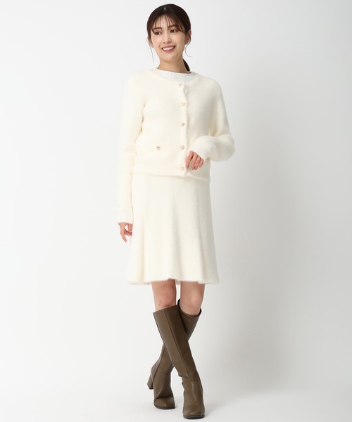 セール】シャギーAラインニットスカート/MM437205（スカート）｜MISCH