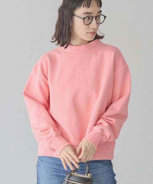 セール】モックネック裏起毛プルオーバー（スウェット）｜AMERICAN