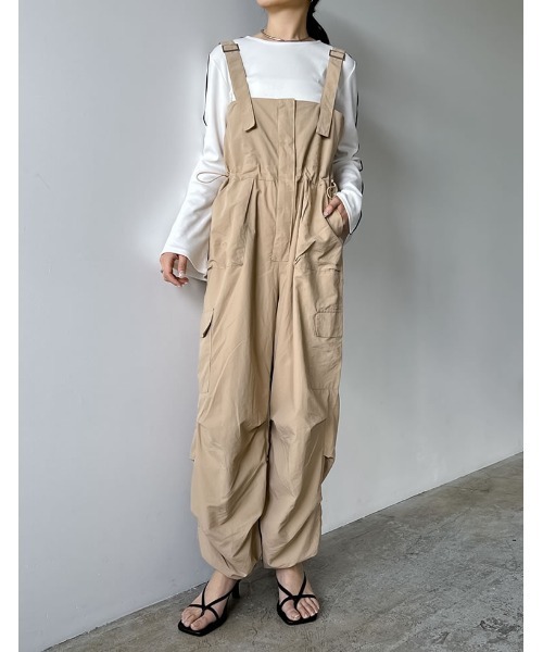 2024SS COLLECTION][低身長/高身長サイズ有]ナイロンタフタウエスト