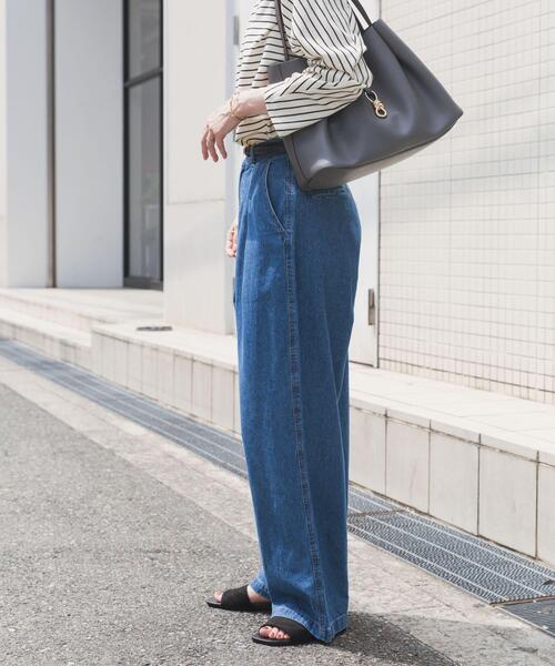 セール】ウエストタックデニムパンツ（デニムパンツ）｜ITEMS