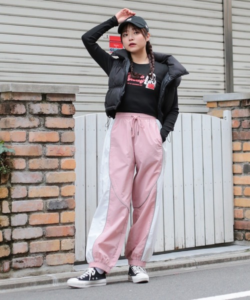 SPINNS（スピンズ）の「ナイロンパイピングジョガーパンツ（その他