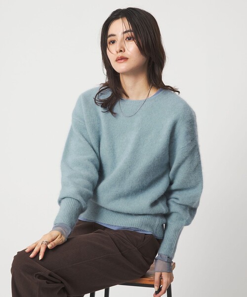 結論シリーズ】ふれてヘアリーニット（ニット/セーター）｜green label