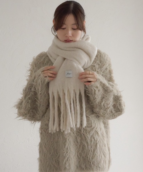 セール】ネームタグ付きマフラー（ストール/ショール）｜raffime