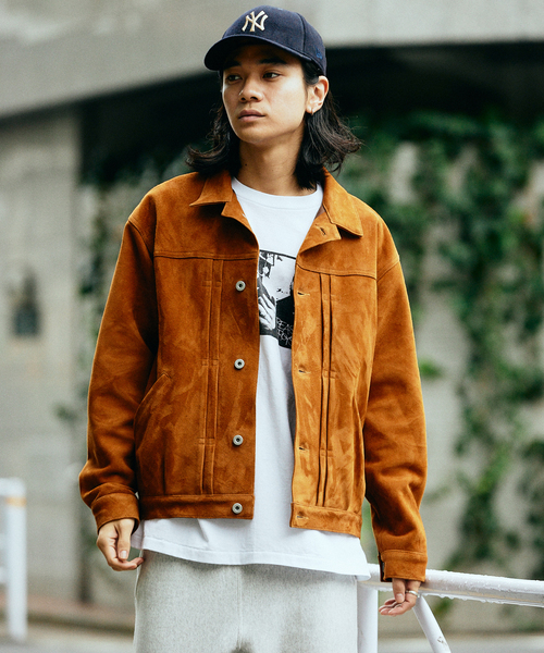 た*ま様 YOKE 23AW レザージャケット スエード トラッカージャケット