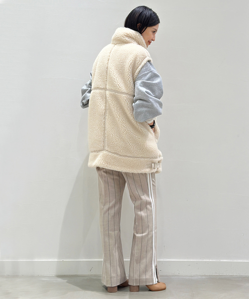 AP STUDIO（エーピーストゥディオ）の「【KURO/クロ】ボア B3 ベスト